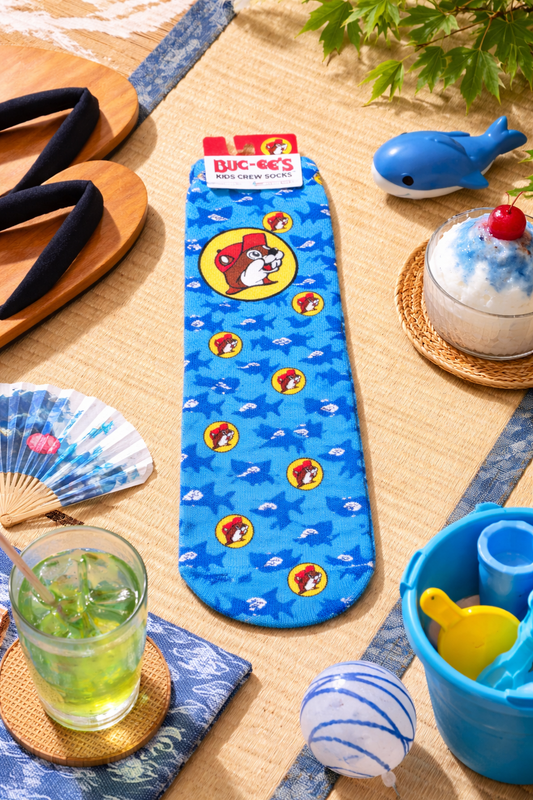 バッキーズ クルー丈ソックス（青） 