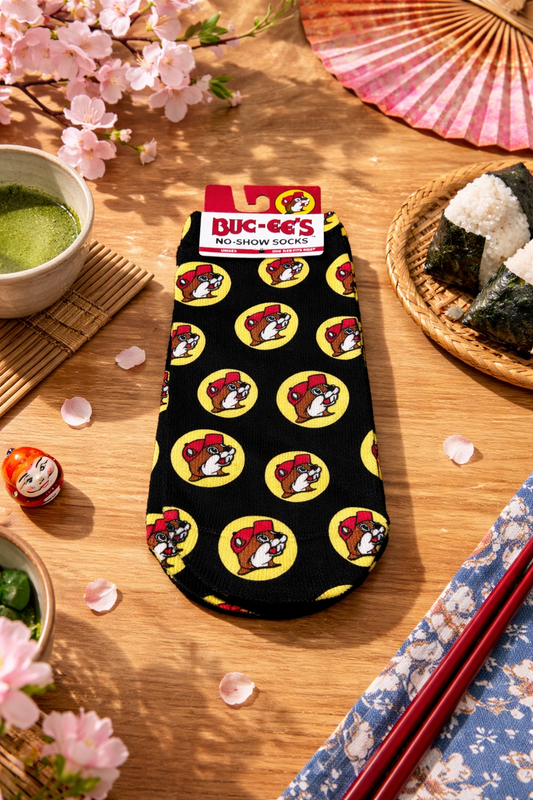 バッキーズ クルー丈ソックス（黒） 