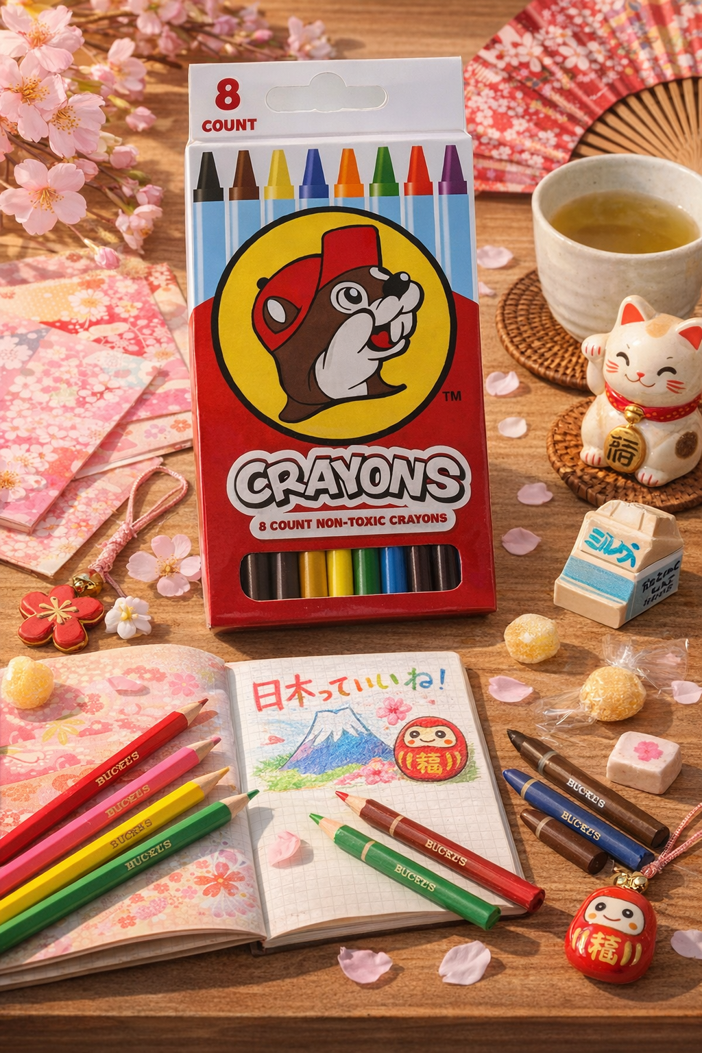 バッキーズ クレヨンセット 