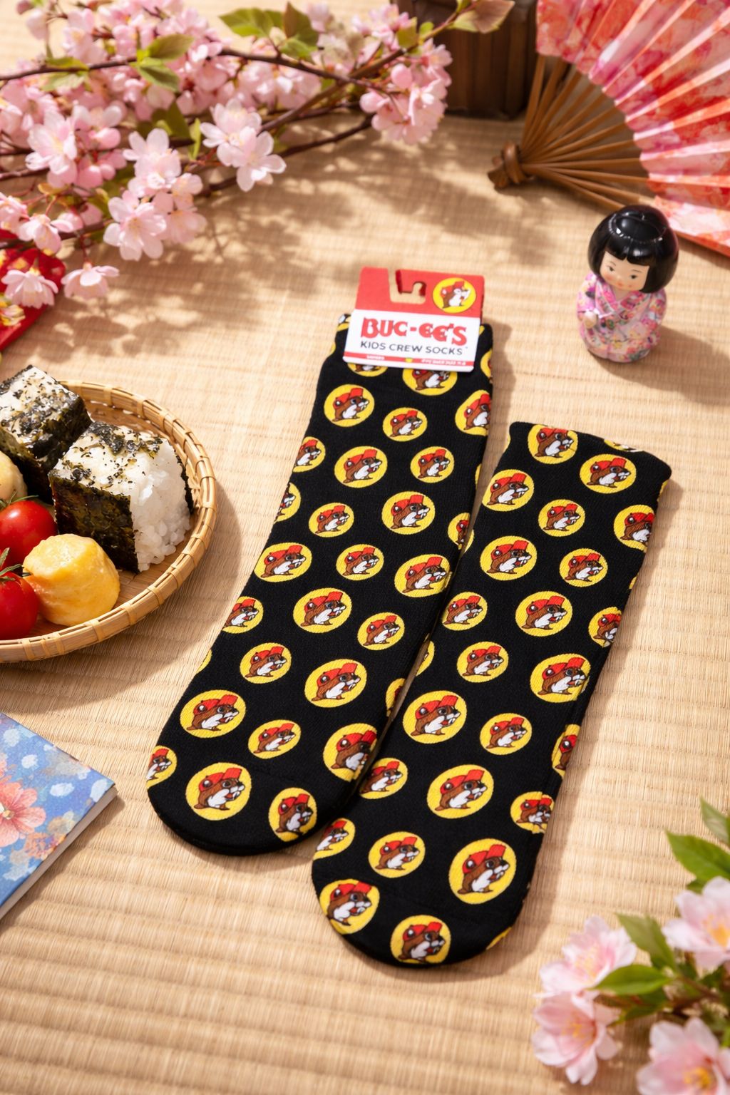 バッキーズ クルー丈ソックス（青） 