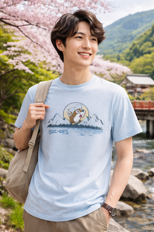 バッキーズ　カジュアルTシャツ（青）