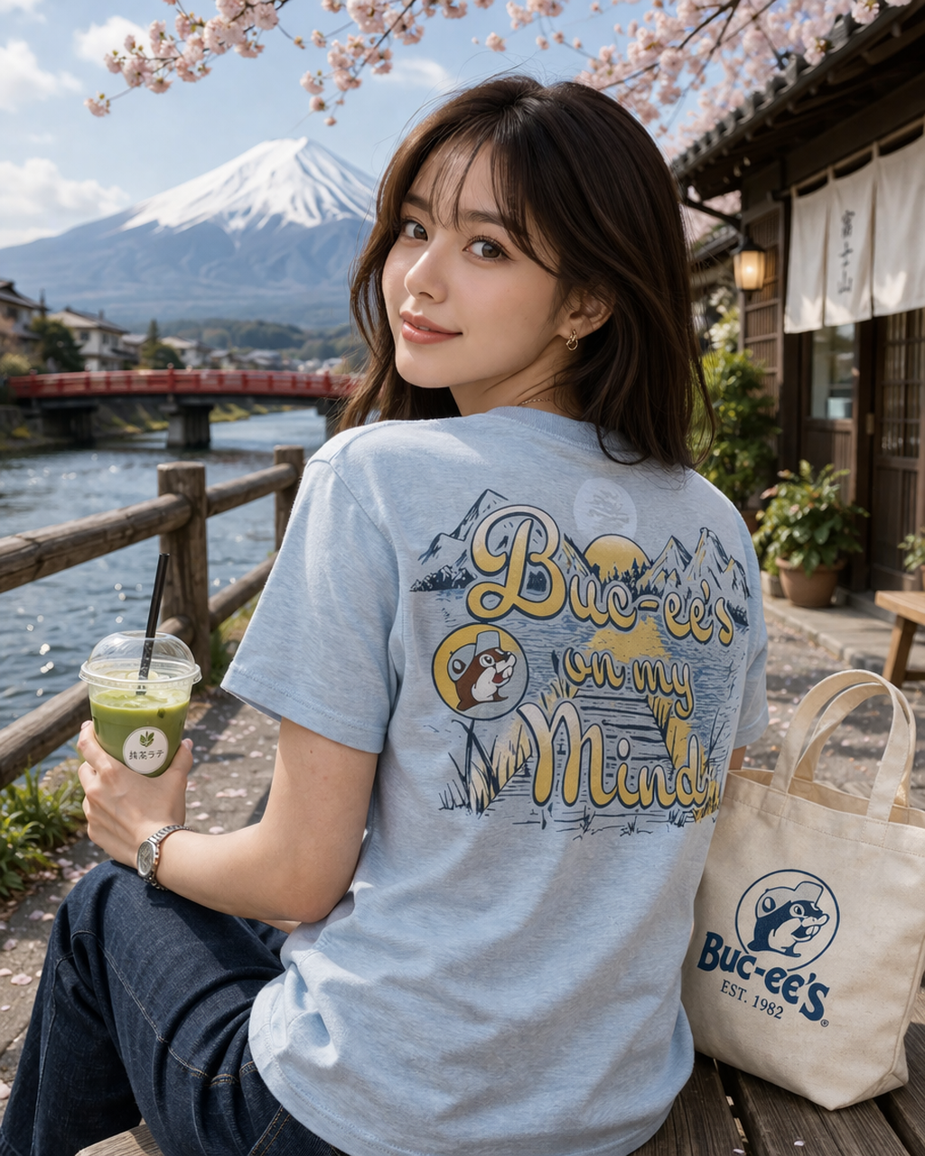 バッキーズ　カジュアルTシャツ（青）