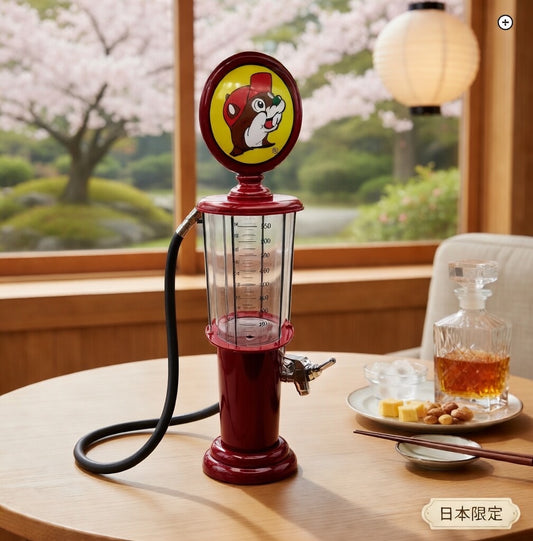 バッキーズ ガソリンポンプ型ドリンクディスペンサー